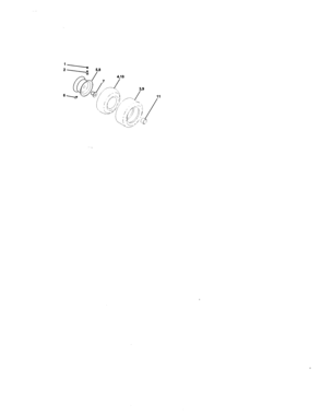 Wheels And Tires Diagram and Parts List for 917271632  Craftsman Lawn Tractor