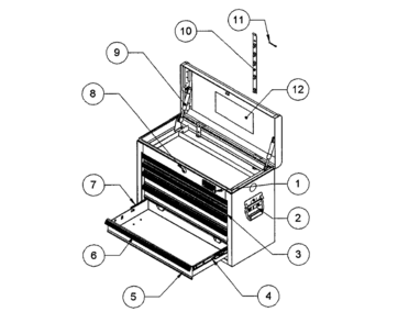 Part Location Diagram of F1989 Craftsman Inst sheet