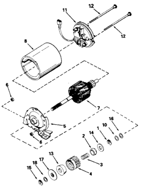 Replacement Parts Diagram and Parts List for 14335707  Craftsman Lawn Mower