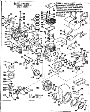 Part Location Diagram of 31961 Tecumseh Head, Cylinder