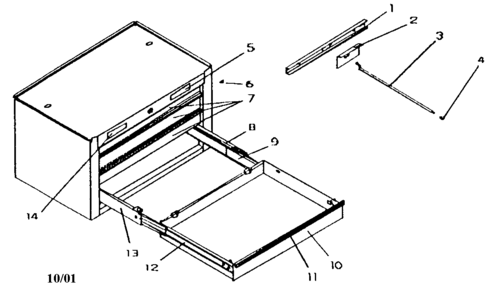 Part Location Diagram of M14658 Craftsman Label