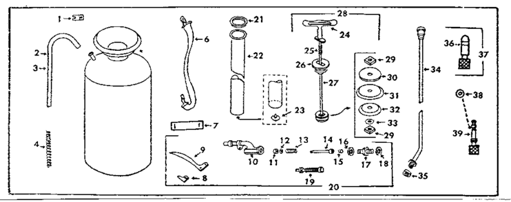Part Location Diagram of 4974 Craftsman Nozzle