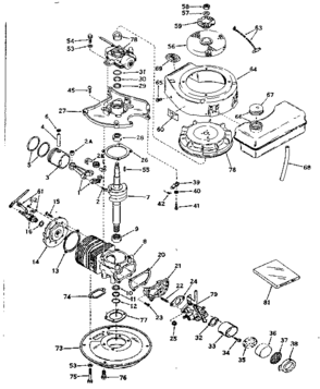Part Location Diagram of 510286 Craftsman Air filter gasket