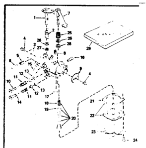 Carburetor No. 632208 Diagram and Parts List for 143784092  Craftsman Engine
