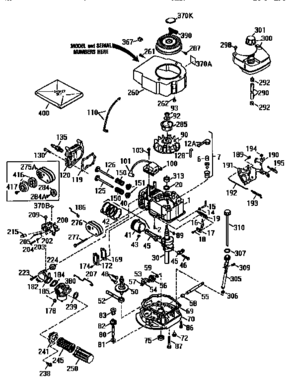 Engine (71,143) 143.963802 Diagram and Parts List for 143963802  Craftsman Engine