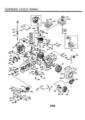 Part Location Diagram of 34538 Craftsman Piston assembly