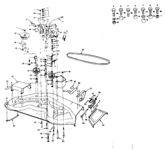 Part Location Diagram of 72140612 Craftsman Carriage bolt
