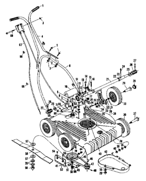 Part Location Diagram of 54838 Generac Impeller