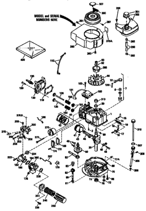 Engine (71/143) 143.953506 Diagram and Parts List for 143953506  Craftsman Engine