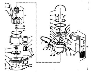 Part Location Diagram of PS28-12D Craftsman Rod guide