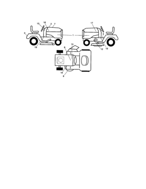 Decals Diagram and Parts List for 917276904  Craftsman Lawn Tractor