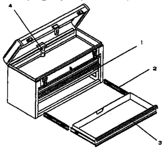 Portable Chest Diagram and Parts List for 706654080  Craftsman Tool Stand & Cart