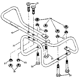 Part Location Diagram of 9557 Craftsman Hex Head Bolt