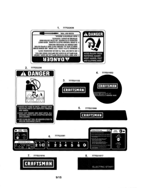 Part Location Diagram of 777D21016 MTD Lbl-craftsman logo