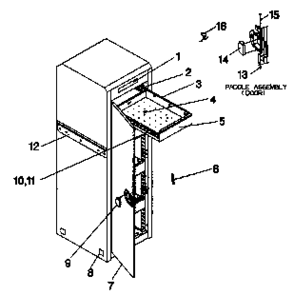 Locker Diagram and Parts List for 706619750  Craftsman Tool Stand & Cart