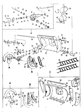 Part Location Diagram of 28544 Craftsman Auger Cover