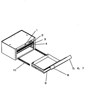 Unit Parts Diagram and Parts List for 706657621  Craftsman Tool Stand & Cart