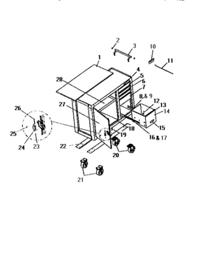 Part Location Diagram of M10017A5-SS Craftsman Tool chest lock