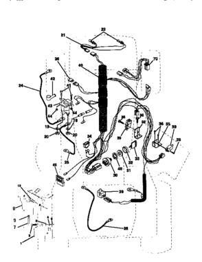 Electrical Diagram and Parts List for 917256510  Craftsman Lawn Tractor