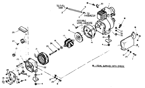 Part Location Diagram of 66443B Generac Vib Mnt 25.0 X 25.0 X M8-1.25