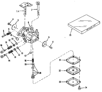 Carburetor No. 630880 (power Products) Diagram and Parts List for 143124011  Craftsman Engine