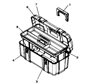 Part Location Diagram of 19271-RRR Craftsman Cover, red