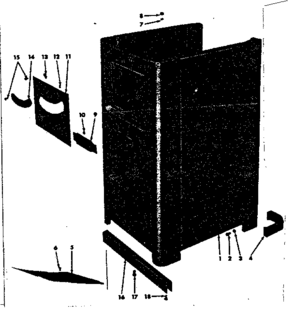 Part Location Diagram of 46014 Craftsman Base