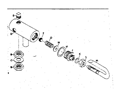 Push Handle Diagram and Parts List for 98564790  Craftsman Sprayer