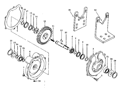 Part Location Diagram of 26989 Craftsman Mounting bracket, formed