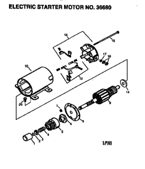 Part Location Diagram of 35899 Craftsman Lawn mower end cap