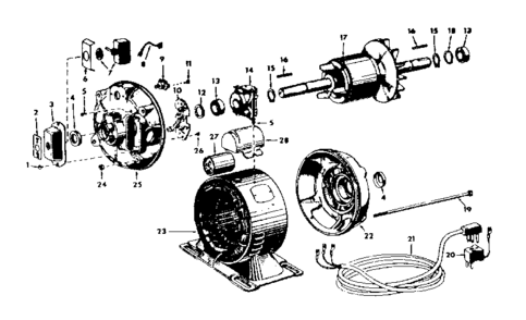Part Location Diagram of 37542 Generac Oil filter