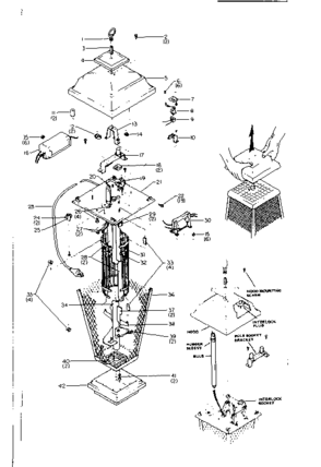 Part Location Diagram of 245-6269P06 Craftsman Hex lock nut, 8-pack