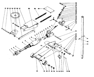 Part Location Diagram of 693018 Craftsman Caster