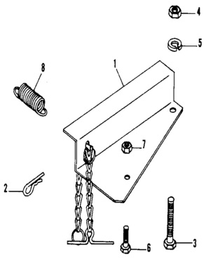Part Location Diagram of 18784 Craftsman Anchor bracket