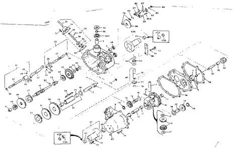 Transaxle No. 794120 Diagram and Parts List for 536963631  Craftsman Lawn Mower