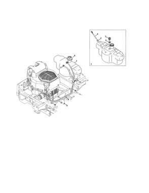 Fuel Tank Diagram and Parts List for 247204220  Craftsman Engine