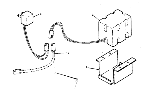 Battery Diagram and Parts List for 131978300  Craftsman Lawn Mower
