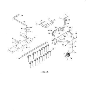 Part Location Diagram of 24876 Craftsman Arm mounting bracket