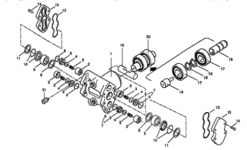 Pump Assembly Diagram and Parts List for 951795100  Craftsman Pressure Washer