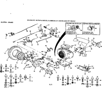 Part Location Diagram of 73530600 Craftsman Hex lock nut