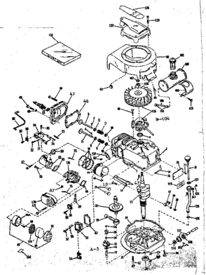 Part Location Diagram of 29533 Ridgid MOTOR, COMPLETE W/MAGNET 120V