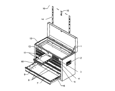 Part Location Diagram of 1495 Craftsman Hinge pin