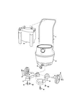 Part Location Diagram of 831024 Craftsman Shaft, float