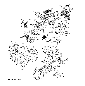 Chassis assembly Diagram and Parts List for 96042022000  Craftsman Lawn Tractor