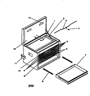 Unit Parts Diagram and Parts List for 706657522  Craftsman Tool Stand & Cart