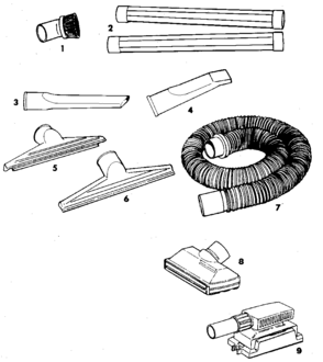 2-1/2" Diameter Plastic Accessories Diagram and Parts List for 113178061  Craftsman Filters & Accessories