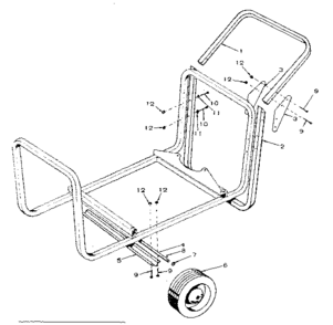 Part Location Diagram of 870-0257 Craftsman Nut
