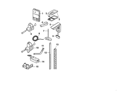 Part Location Diagram of 31D543-1 Craftsman Garage door opener keypad cover