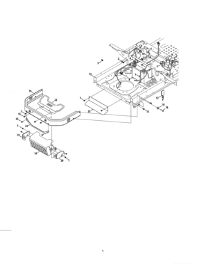 Bumper/battery Diagram and Parts List for 247204121  Craftsman Engine