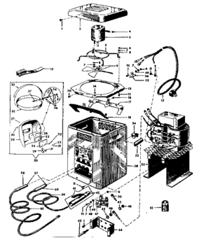 Part Location Diagram of 37443 Craftsman Elect cable